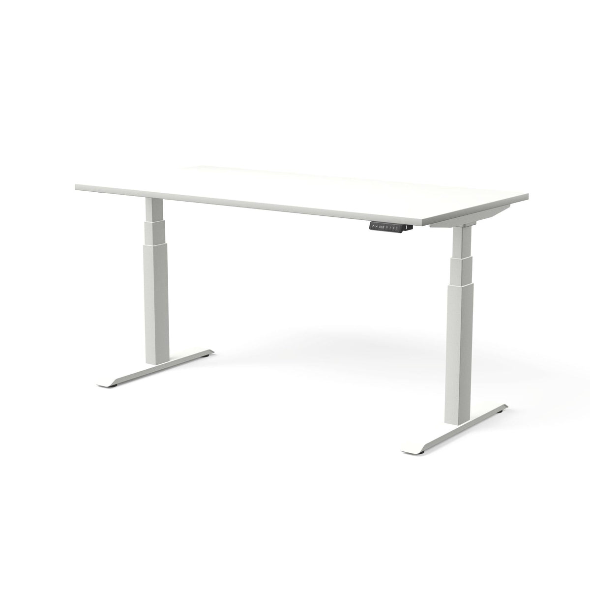 Elektriliselt reguleeritava kõrgusega laud MOVE PRO II – Valge / Valge / 160 x 80