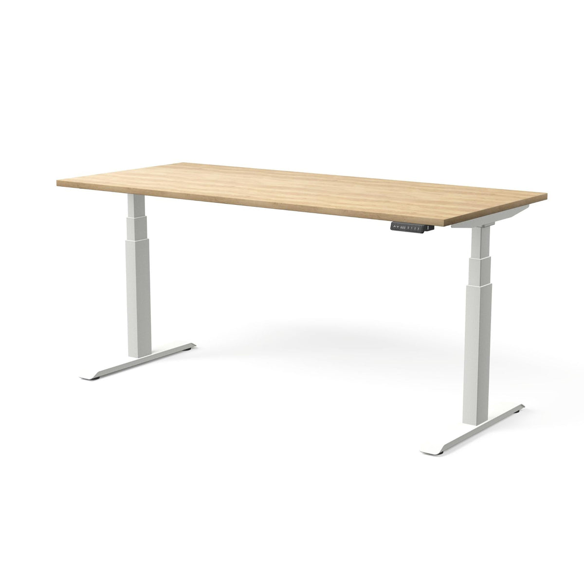 Elektriliselt reguleeritava kõrgusega laud MOVE PRO II – Ameerika tamm / Valge / 180 x 80