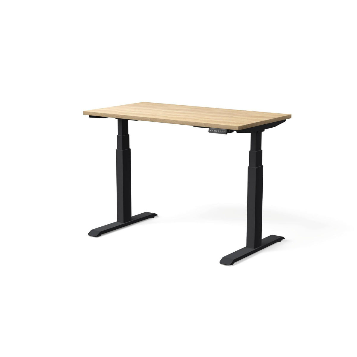 Elektriliselt reguleeritava kõrgusega laud MOVE PRO II – Ameerika tamm / Must / 120 x 65