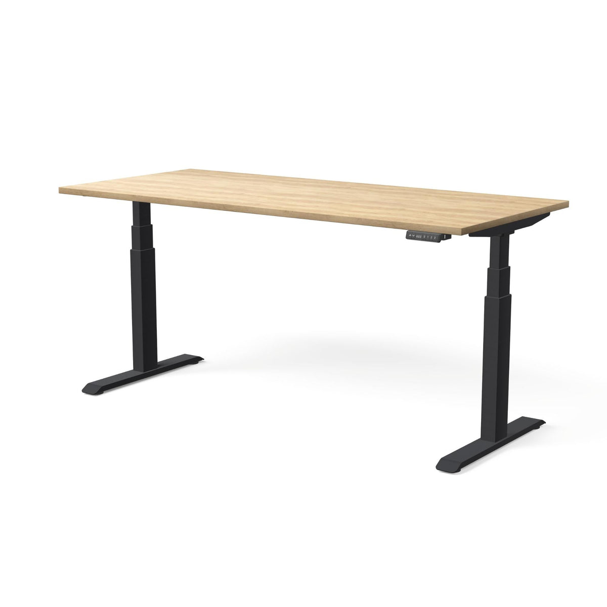Elektriliselt reguleeritava kõrgusega laud MOVE PRO II – Ameerika tamm / Must / 180 x 80