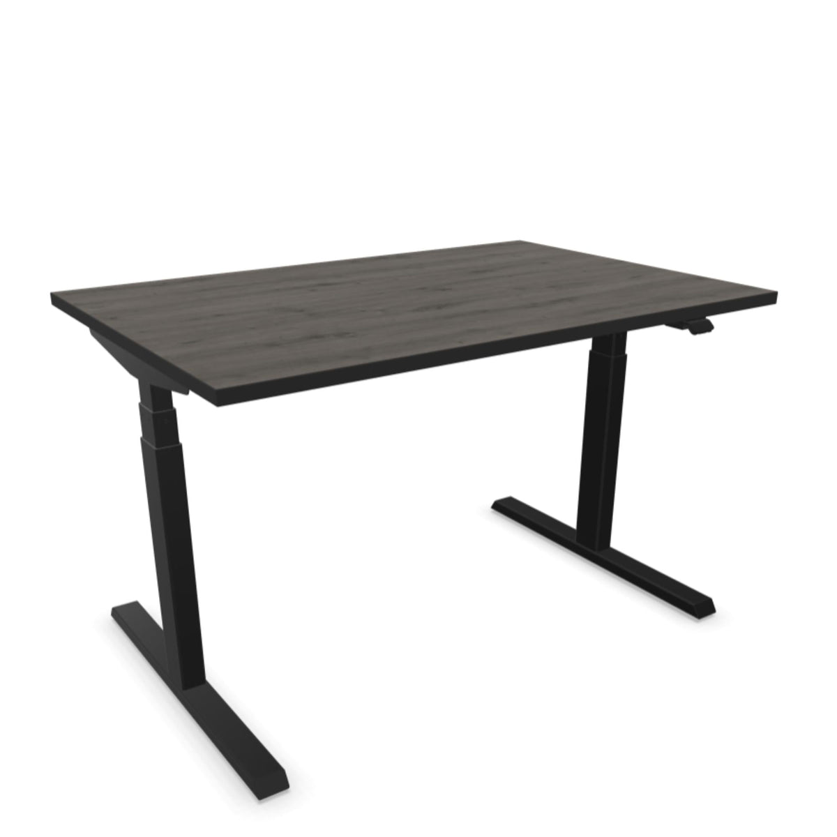 Elektriliselt reguleeritava kõrgusega laud NUWO DESIGN 1 – 120 x 80 / Tume tamm