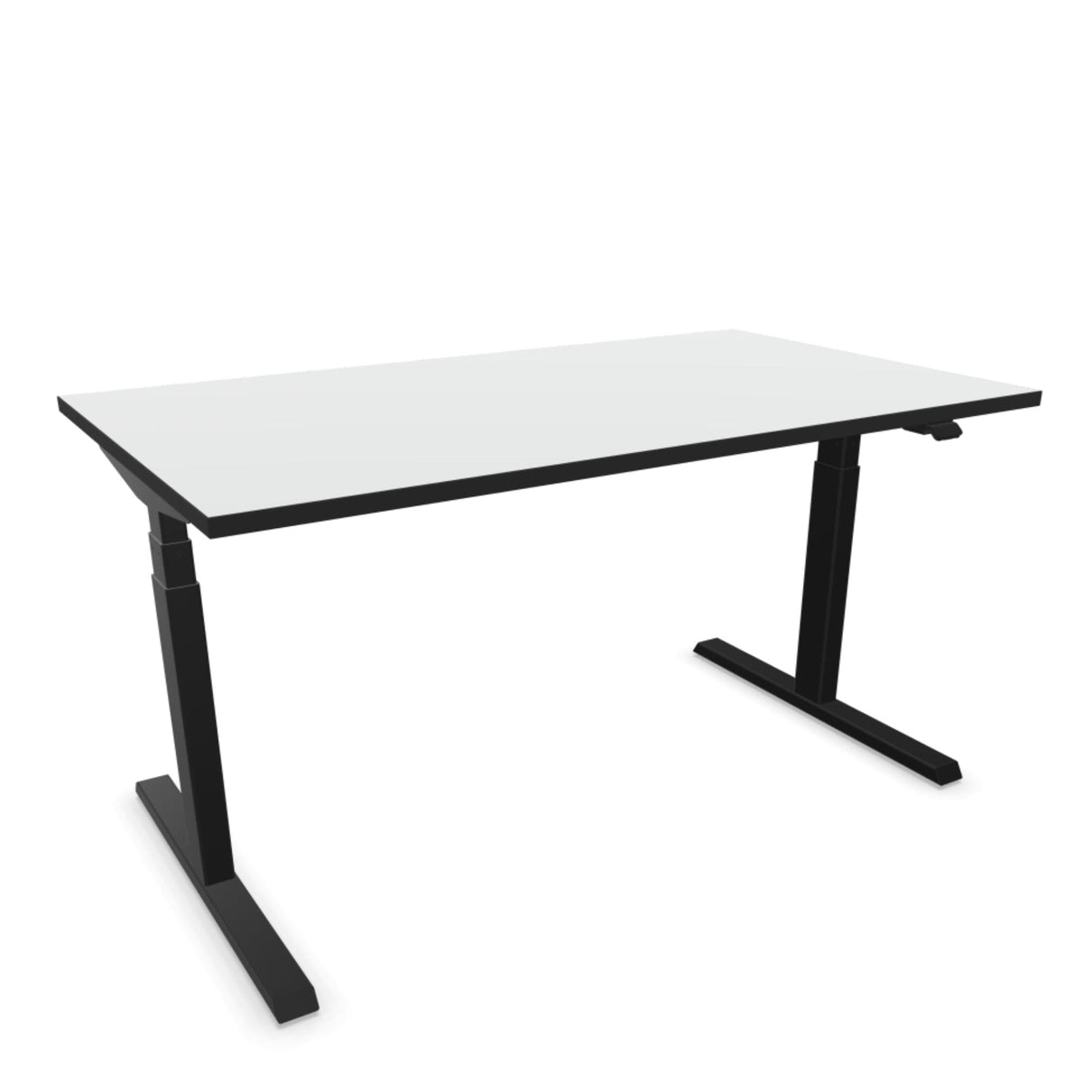 Elektriliselt reguleeritava kõrgusega laud NUWO DESIGN 1 – 140 x 80 / Helehall