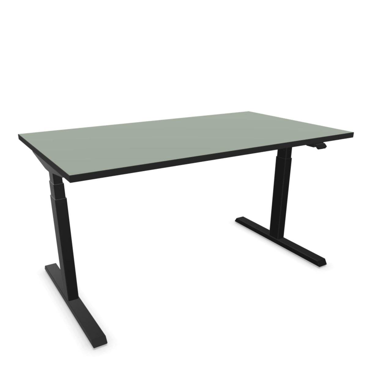 Elektriliselt reguleeritava kõrgusega laud NUWO DESIGN 1 – 140 x 80 / Oliivroheline