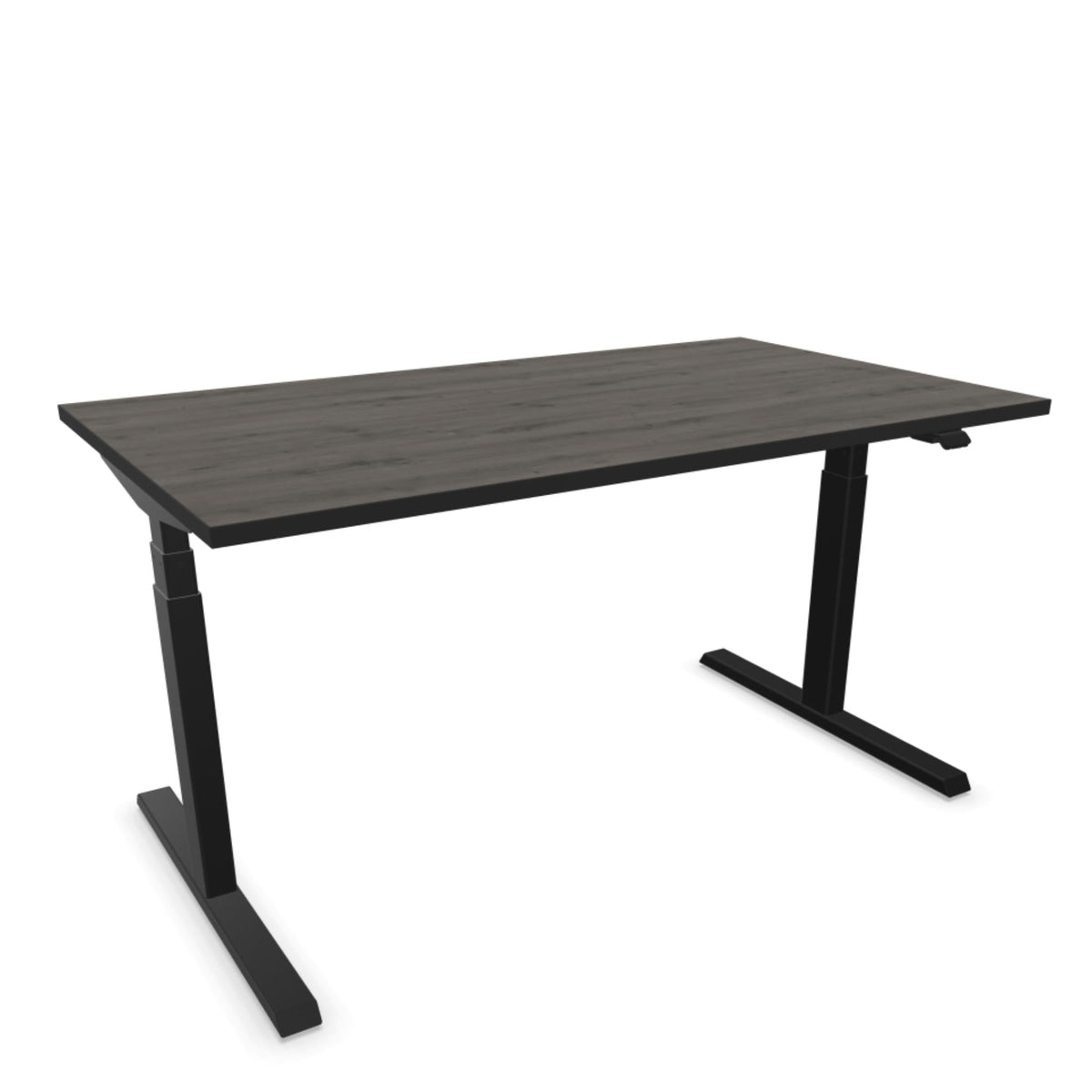 Elektriliselt reguleeritava kõrgusega laud NUWO DESIGN 1 – 140 x 80 / Tume tamm