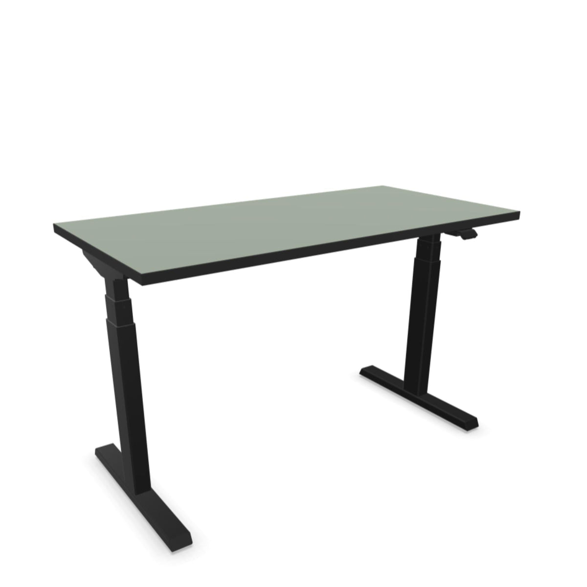 Elektriliselt reguleeritava kõrgusega laud NUWO DESIGN 1 – 120 x 60 / Oliivroheline