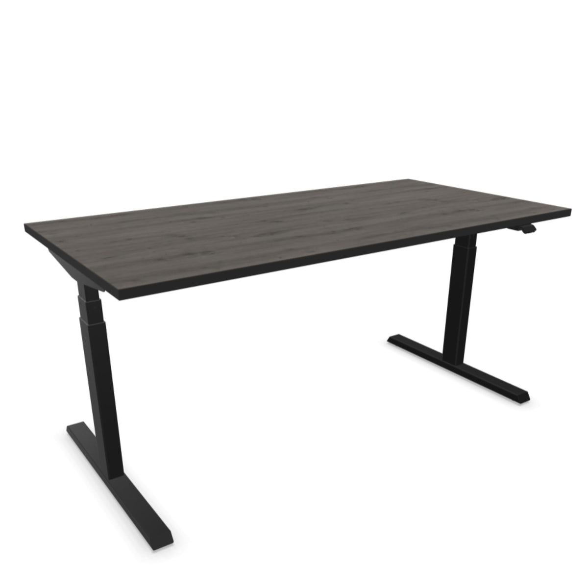 Elektriliselt reguleeritava kõrgusega laud NUWO DESIGN 1 – 160 x 80 / Tume tamm