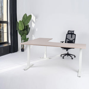 Elektriliselt reguleeritava kõrgusega L-kujuline laud Prestige Line 200 cm x 200 cm