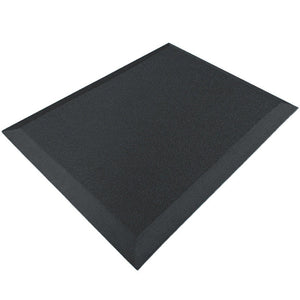 Ergonoomiline matt 900 x 610 x 19 mm must