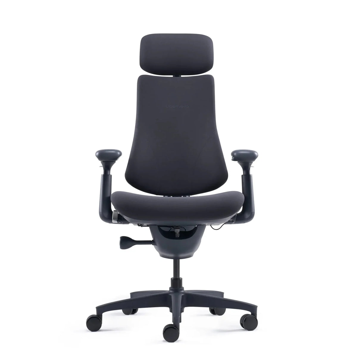 Kontoritool LIBERNOVO OMNI, must, eestvaade