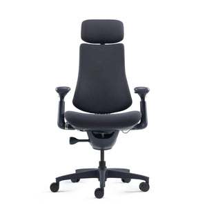 Kontoritool LIBERNOVO OMNI, must, eestvaade