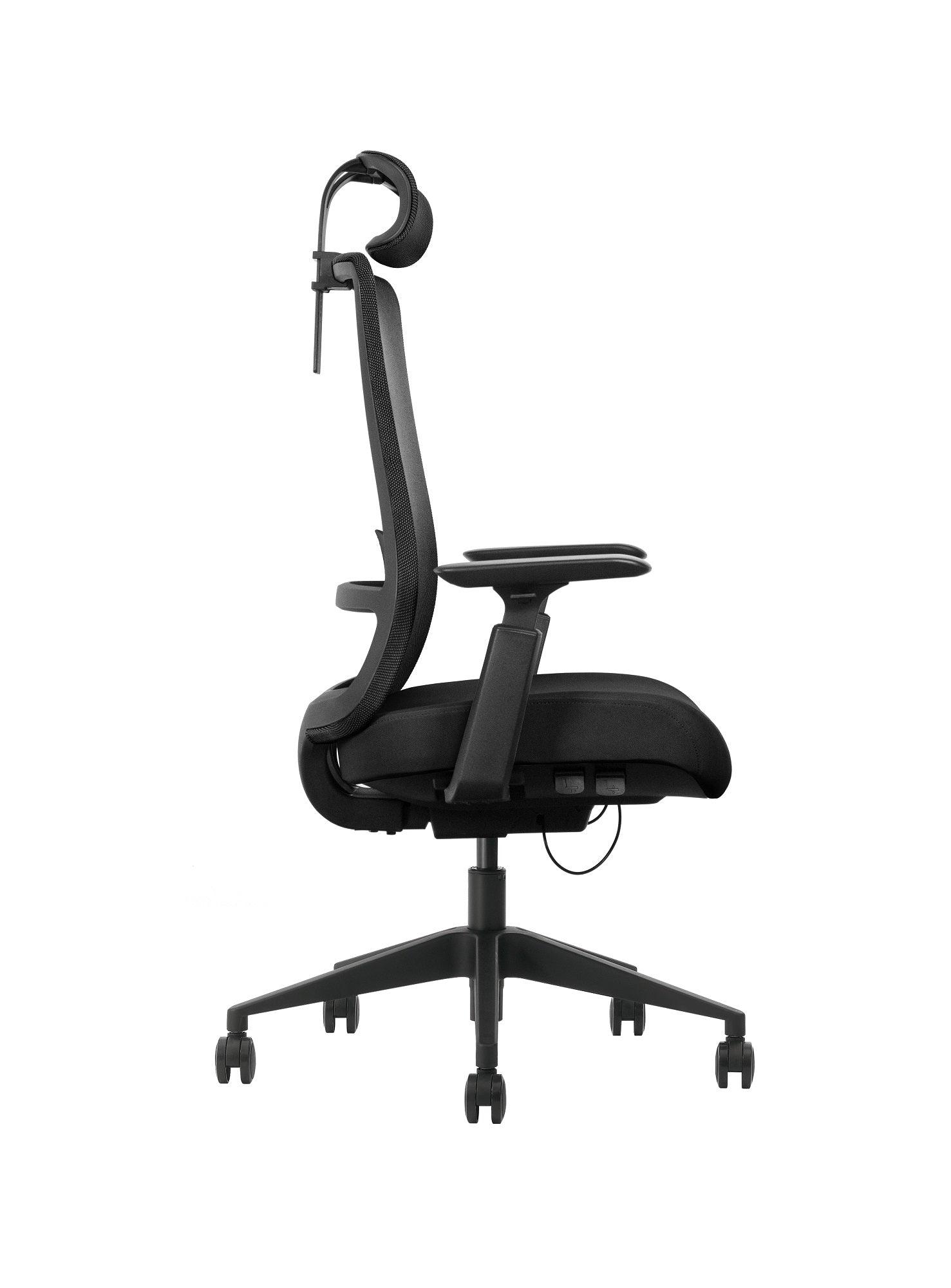 Ergostock komplekt: reguleeritava kõrgusega laud Prestige Line 140 cm x 80 cm ja kontoritool VANE HD Handy Black
