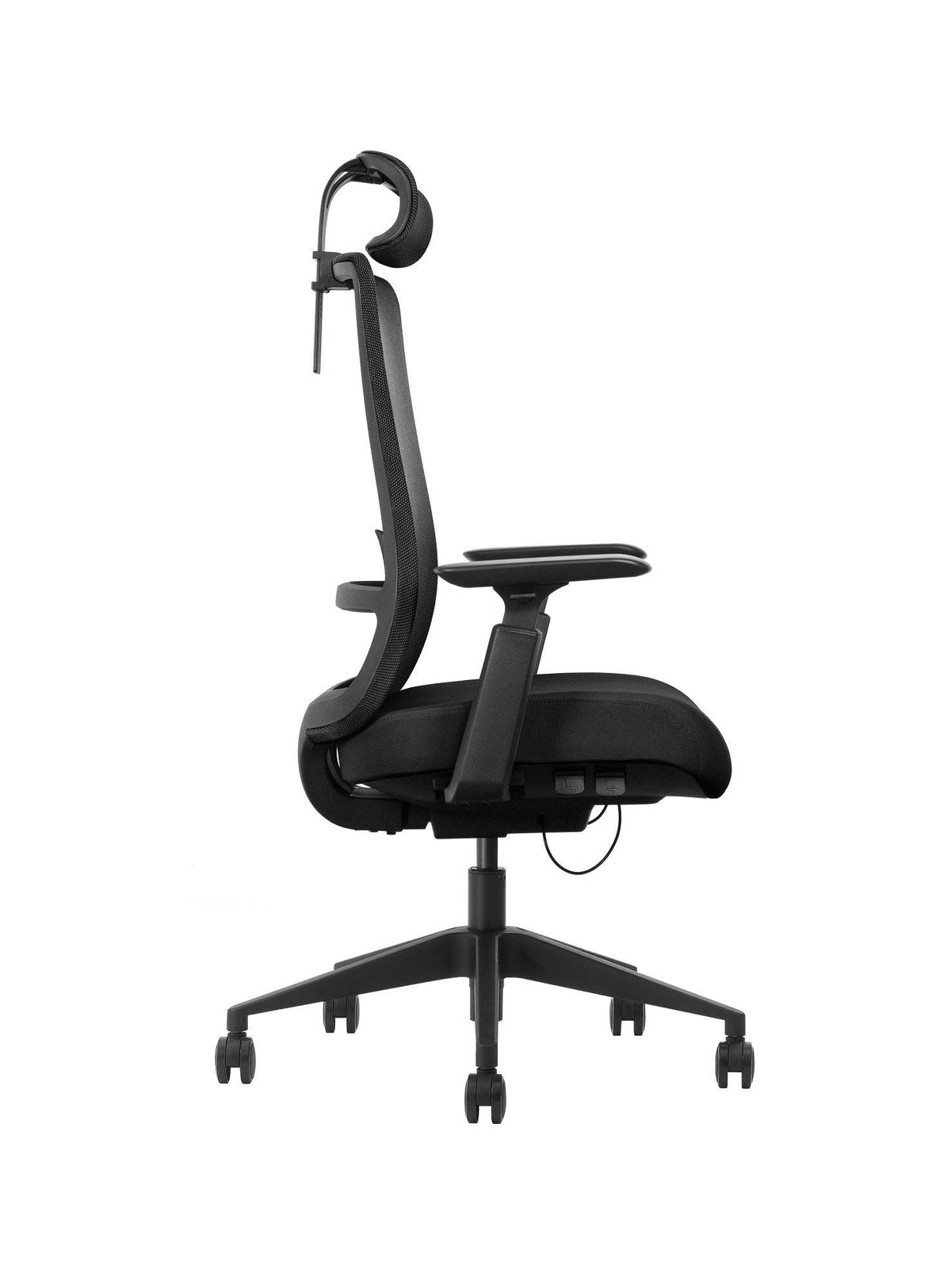 Ergostock komplekt: reguleeritava kõrgusega laud Prestige Line 140 cm x 80 cm ja kontoritool VANE HD Handy Black