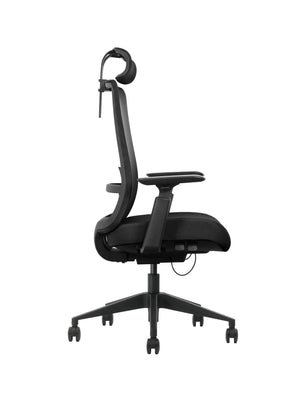 Ergostock komplekt: reguleeritava kõrgusega laud Prestige Line 140 cm x 80 cm ja kontoritool VANE HD Handy Black