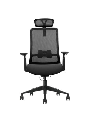 Ergostock komplekt: reguleeritava kõrgusega laud Prestige Line 140 cm x 80 cm ja kontoritool VANE HD Handy Black