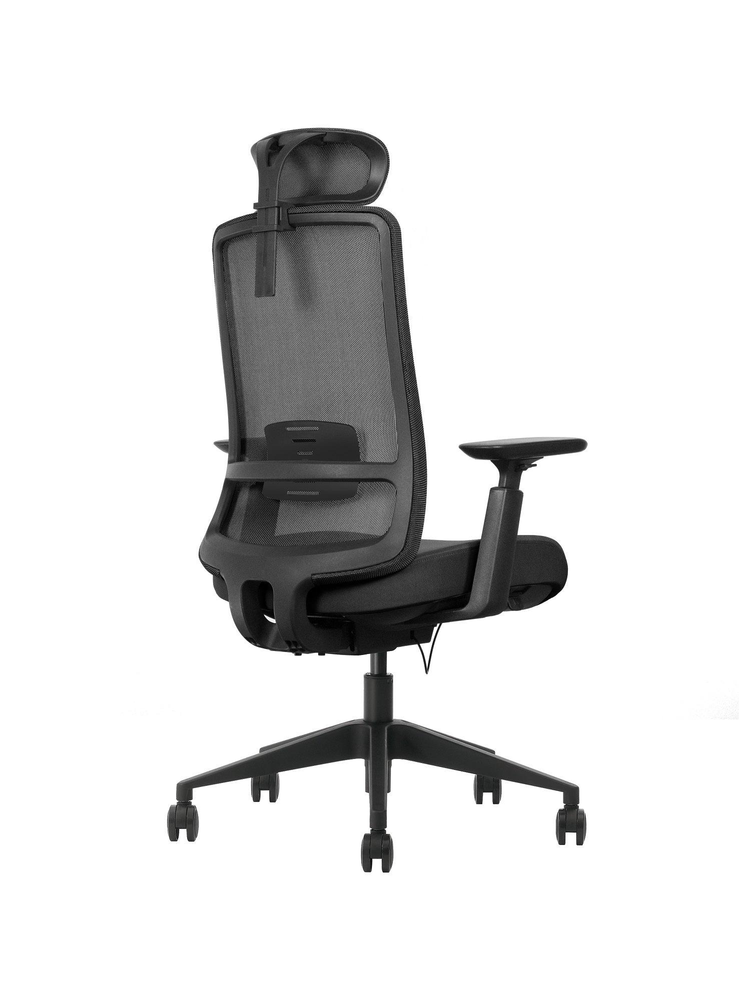 Ergostock komplekt: reguleeritava kõrgusega laud Prestige Line 140 cm x 80 cm ja kontoritool VANE HD Handy Black