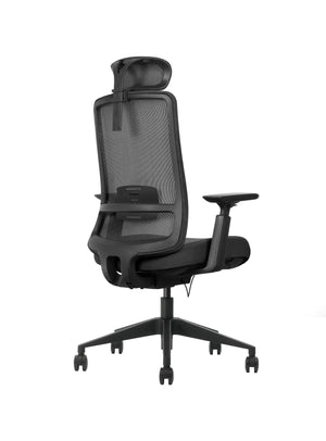 Ergostock komplekt: reguleeritava kõrgusega laud Prestige Line 140 cm x 80 cm ja kontoritool VANE HD Handy Black