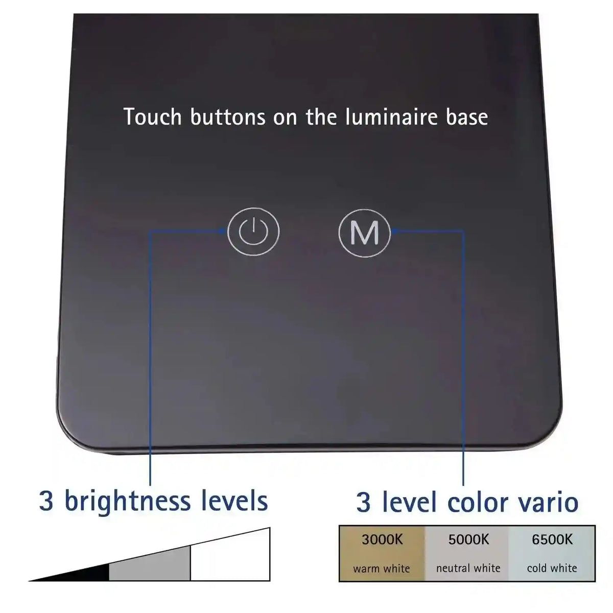 Laualamp MAULpearly, LED, valge FD