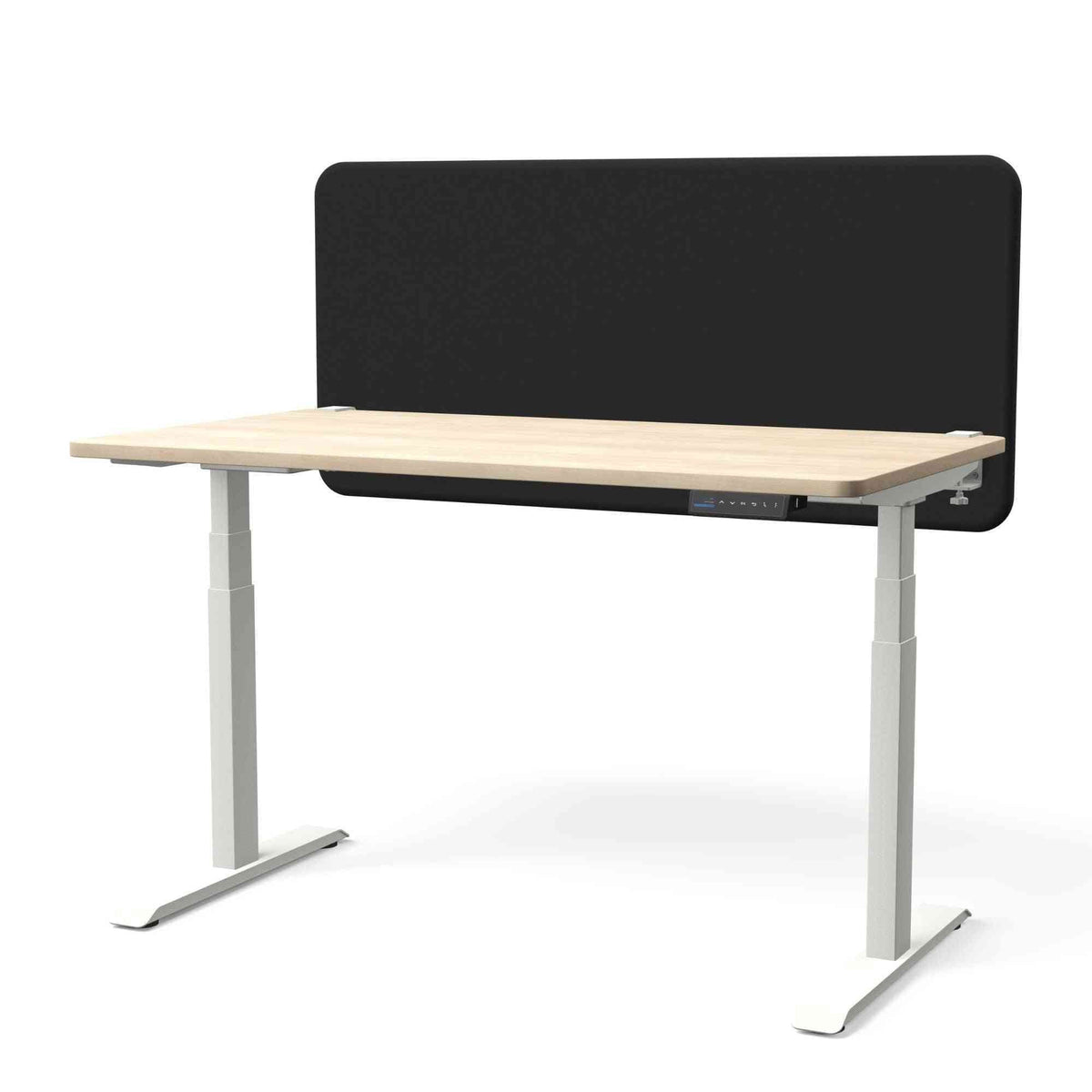 Laua vahesein TYSTIQ – 120 x 65 / Grafiitmust / Valge