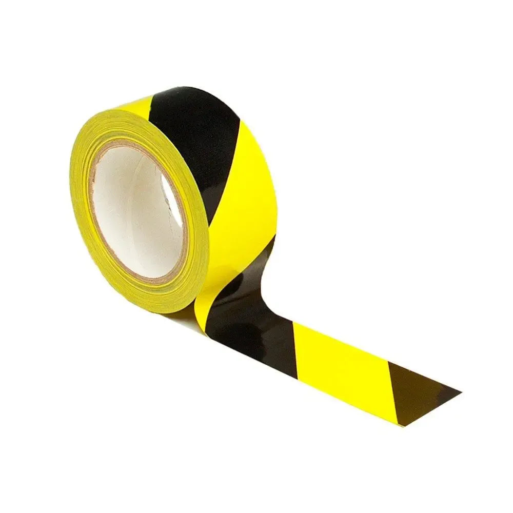Beaverswoodi tööstuskvaliteediga põrandamärgistusteip 50 mm x 33 m, must-kollane