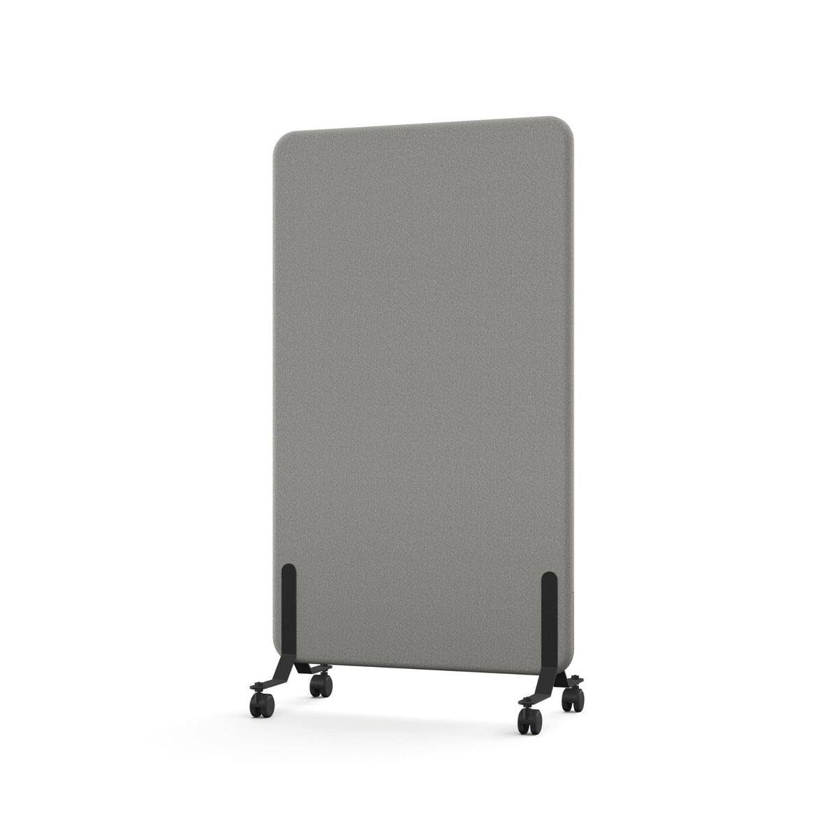 Põrandavahesein TYSTIQ MOVE – 136 cm / 80 cm / helehall