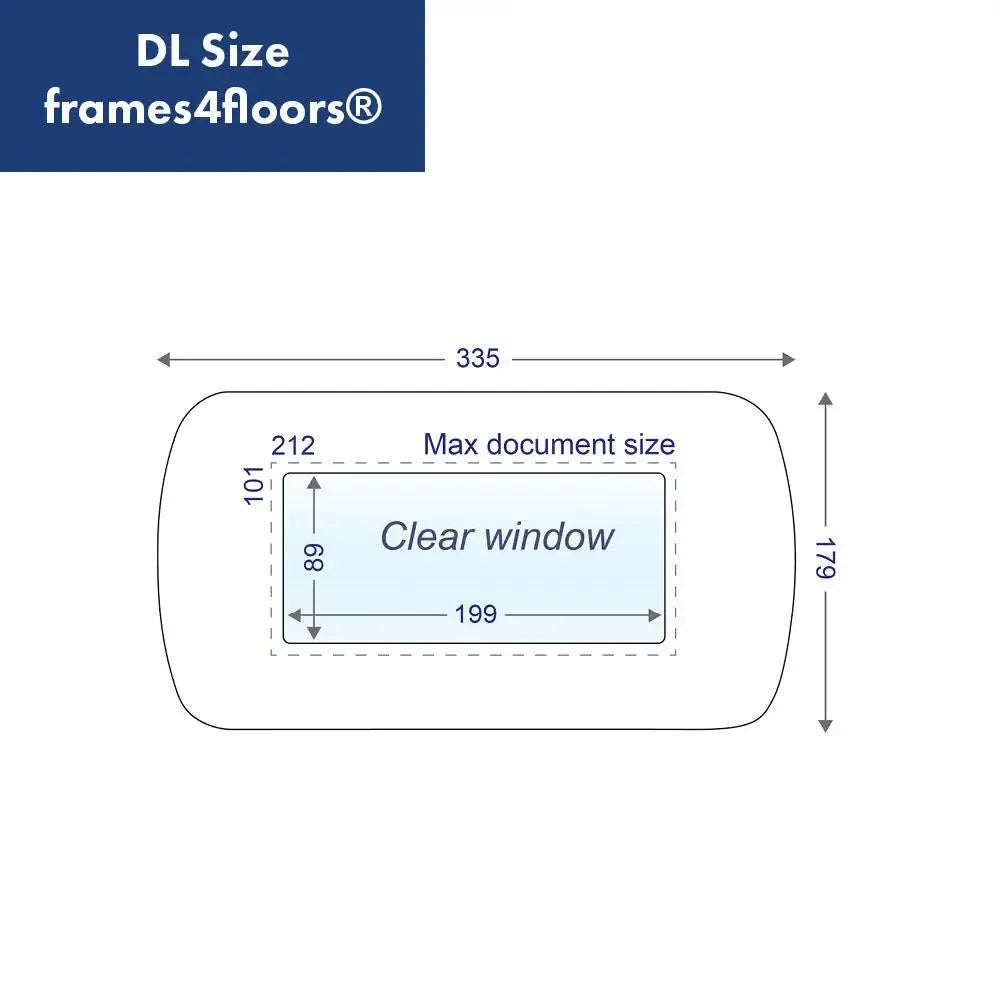 Tööstuskvaliteediga põrandamärgised Frames4Floors DL 10 gab kollased