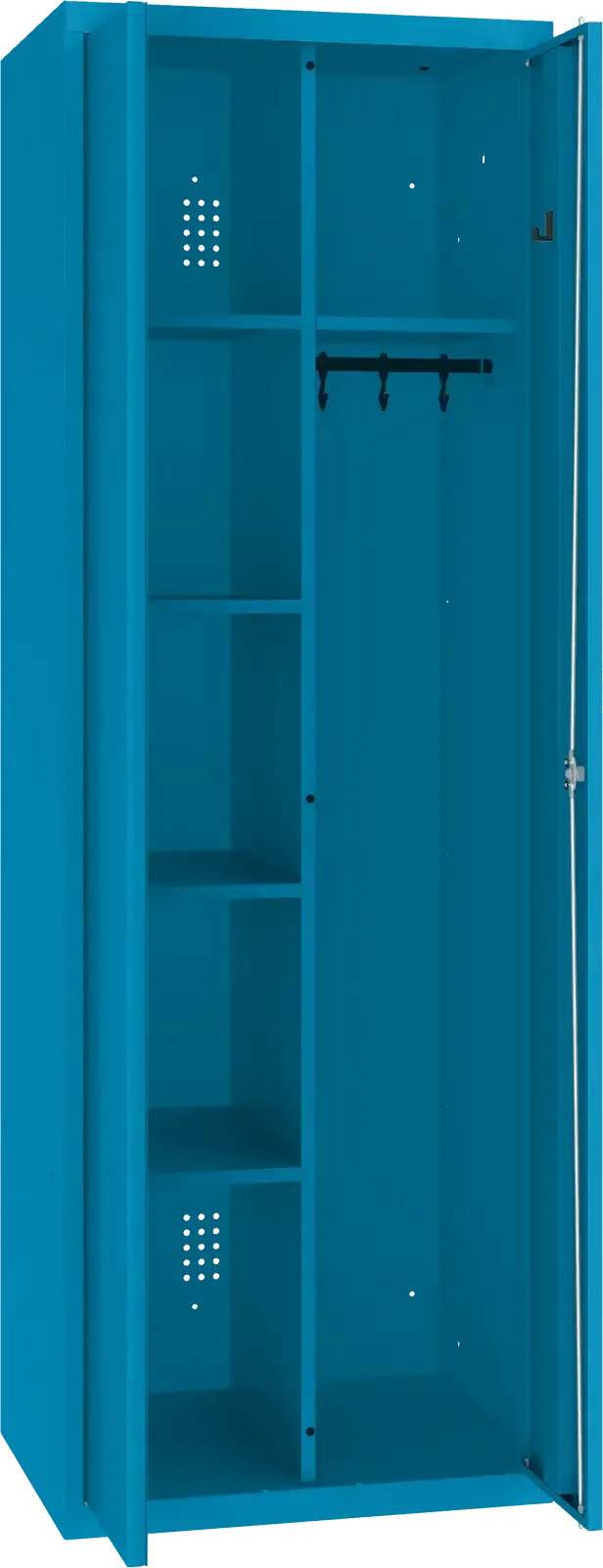 Inventarikapp riputustoruga 1800x600x500 mm – sinine / sinine