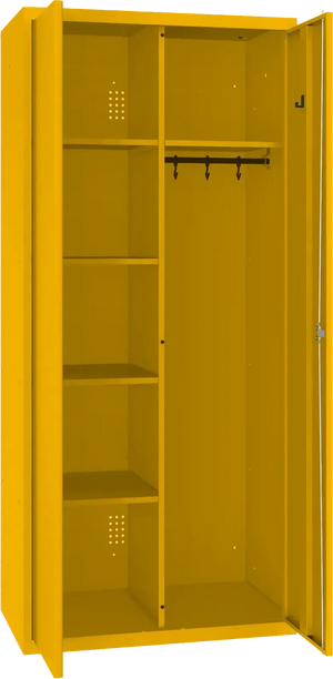 Riputustoruga inventarikapp 1800x800x500 mm – kollane / kollane