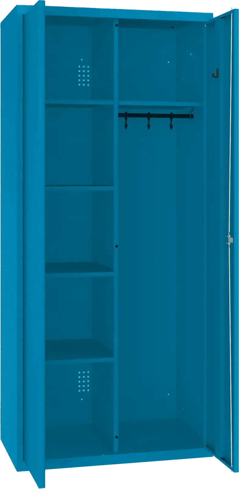 Riputustoruga inventarikapp 1800x800x500 mm – sinine / sinine