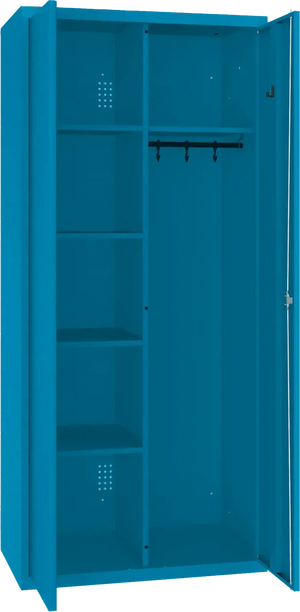 Riputustoruga inventarikapp 1800x800x500 mm – sinine / sinine