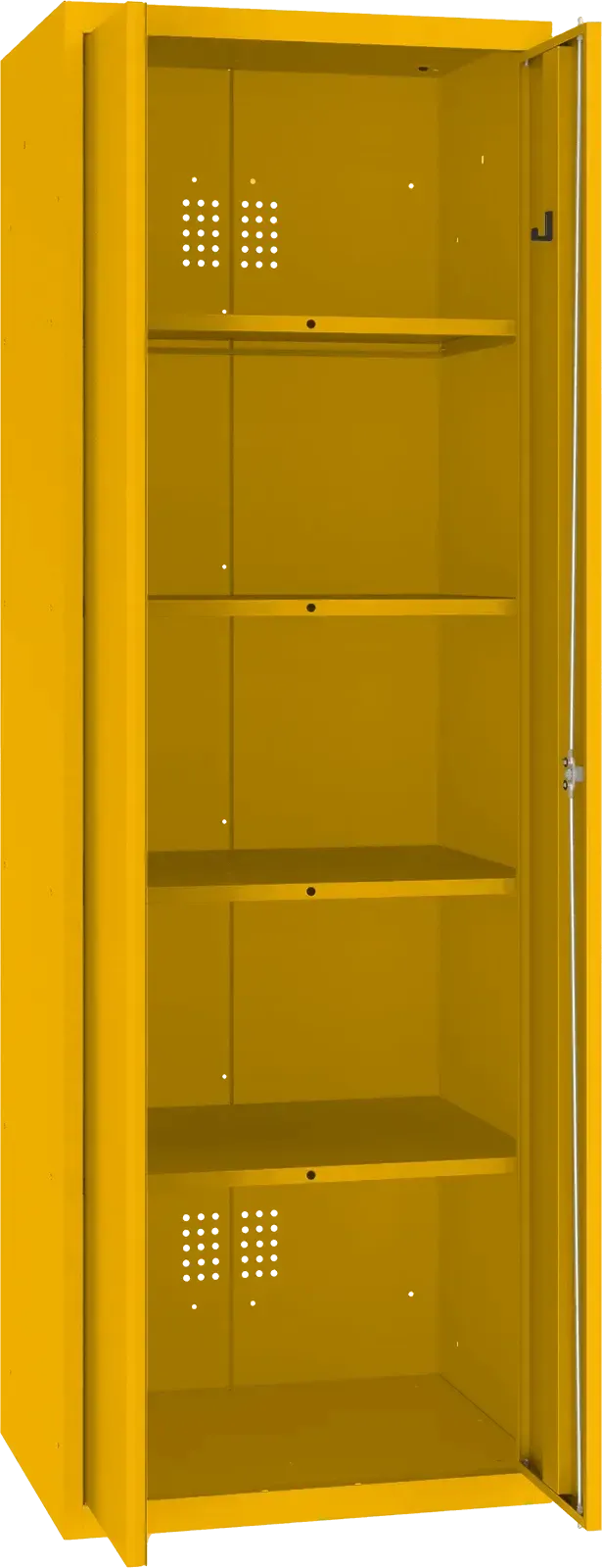 Inventarikapp Classic 1800x600x500 mm – kollane / kollane