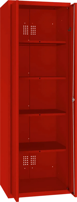 Inventarikapp Classic 1800x600x500 mm – punane / punane
