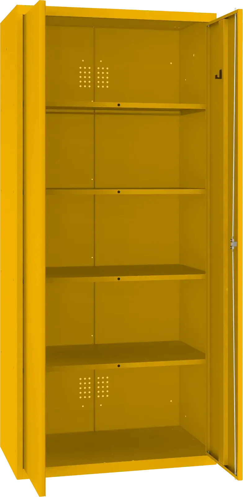 Inventarikapp Classic 1800x800x500 mm – kollane / kollane