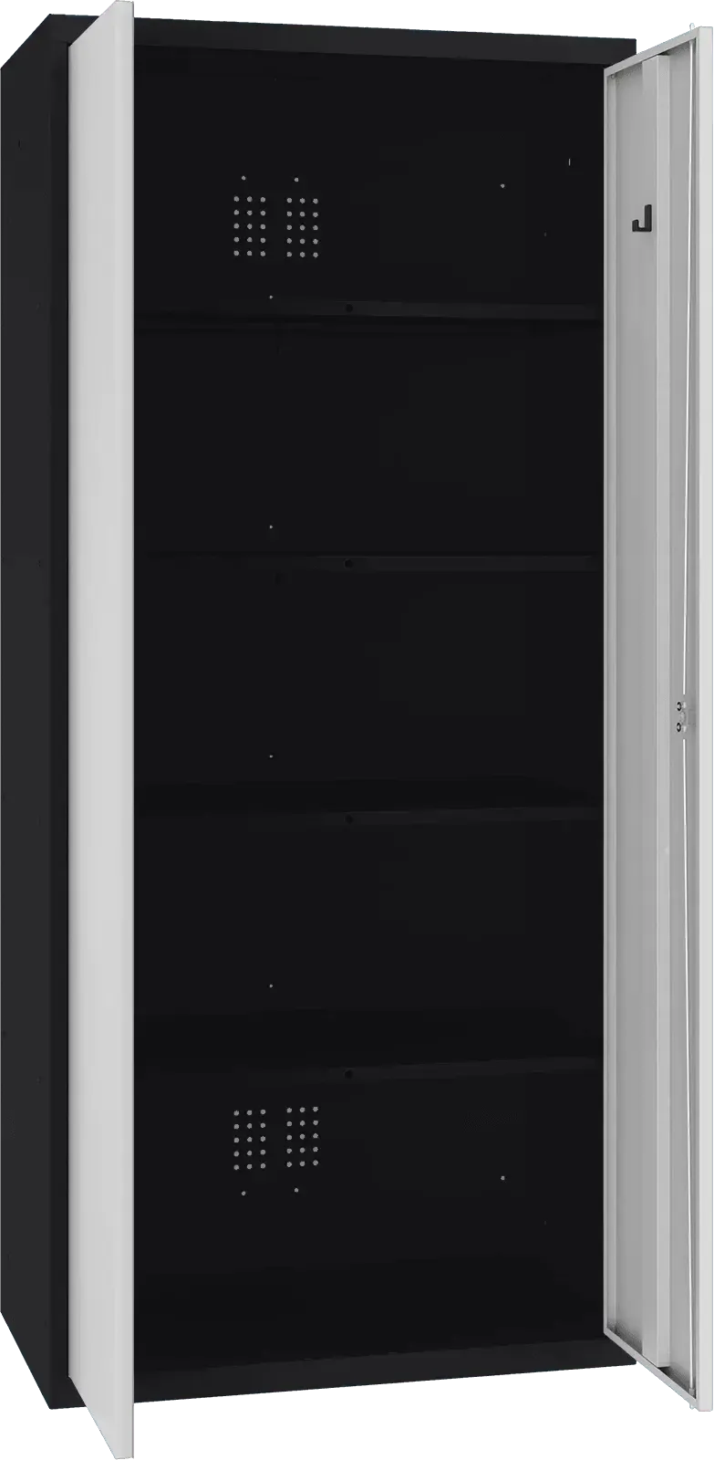 Inventarikapp Classic 1800x800x500 mm – must / helehall