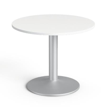 Kohvilaud Montus XL, läbimõõt 90 cm, kõrgus 73 cm – valge
