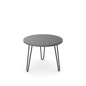 Diivanilaud Rondus, läbimõõt 55 cm, kõrgus 44 cm – Grafiit