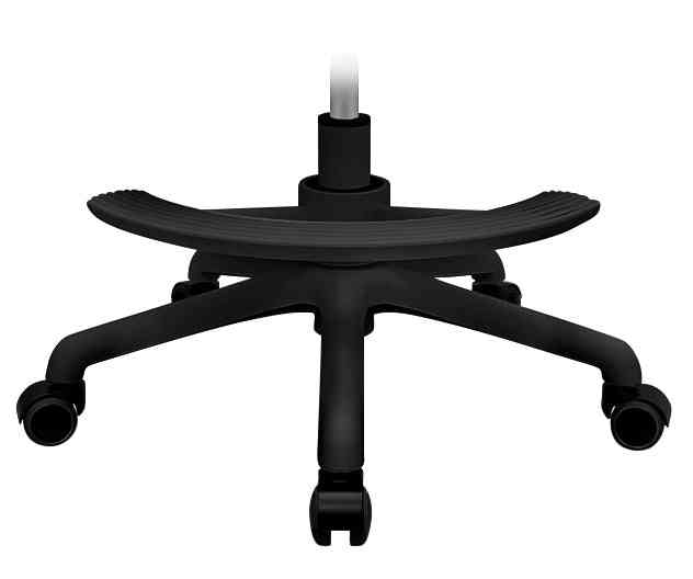 Jalatugi toolile Active Black