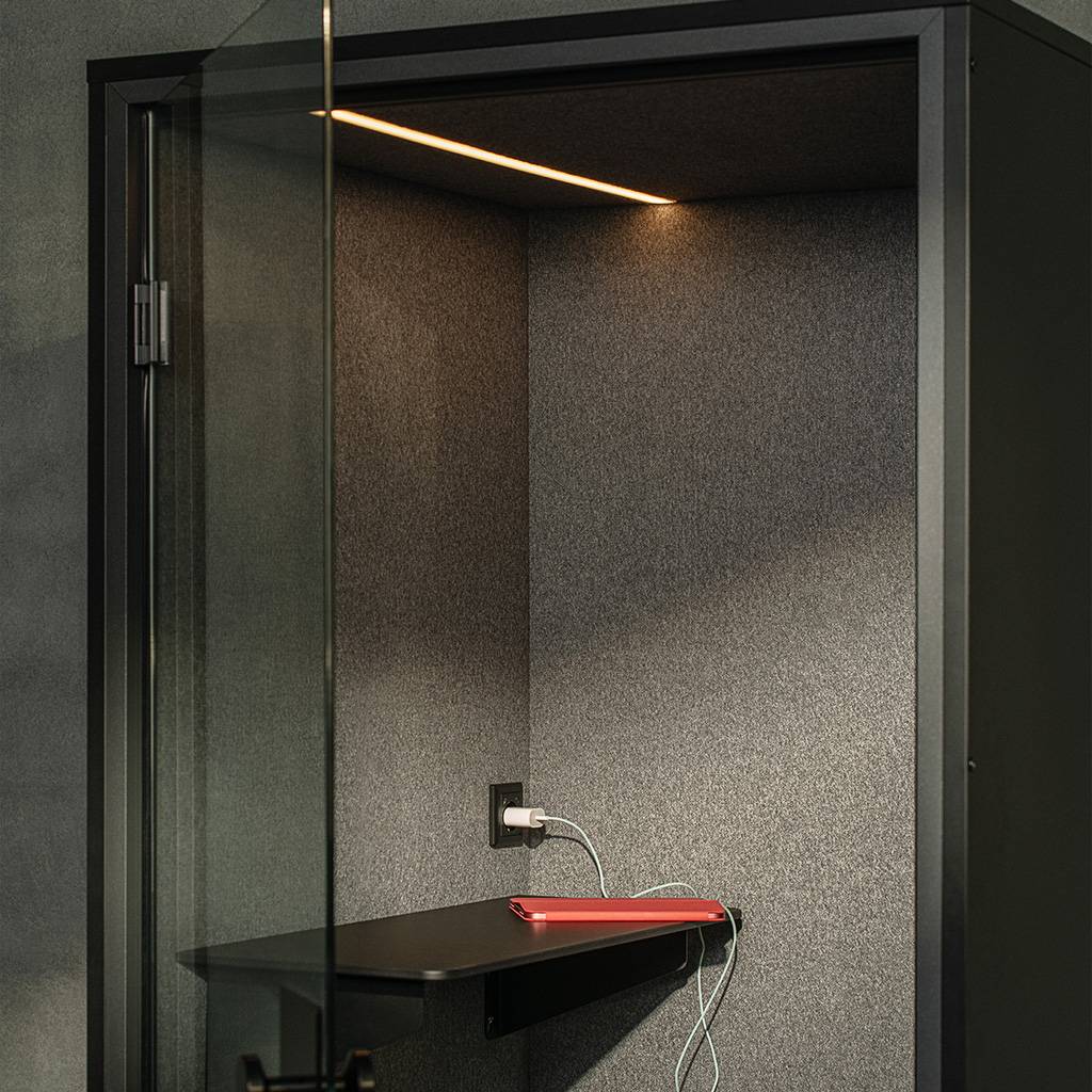 Vaikusekabiin Berlin Acoustics Focus White, konfigureeritav