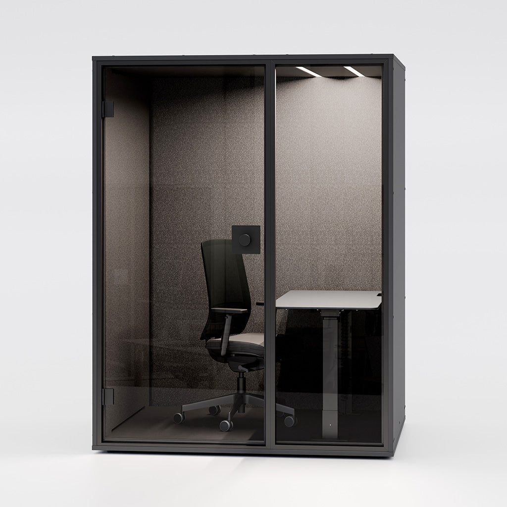 Vaikusekabiin Berlin Acoustics Mini Office Black, kohandatav