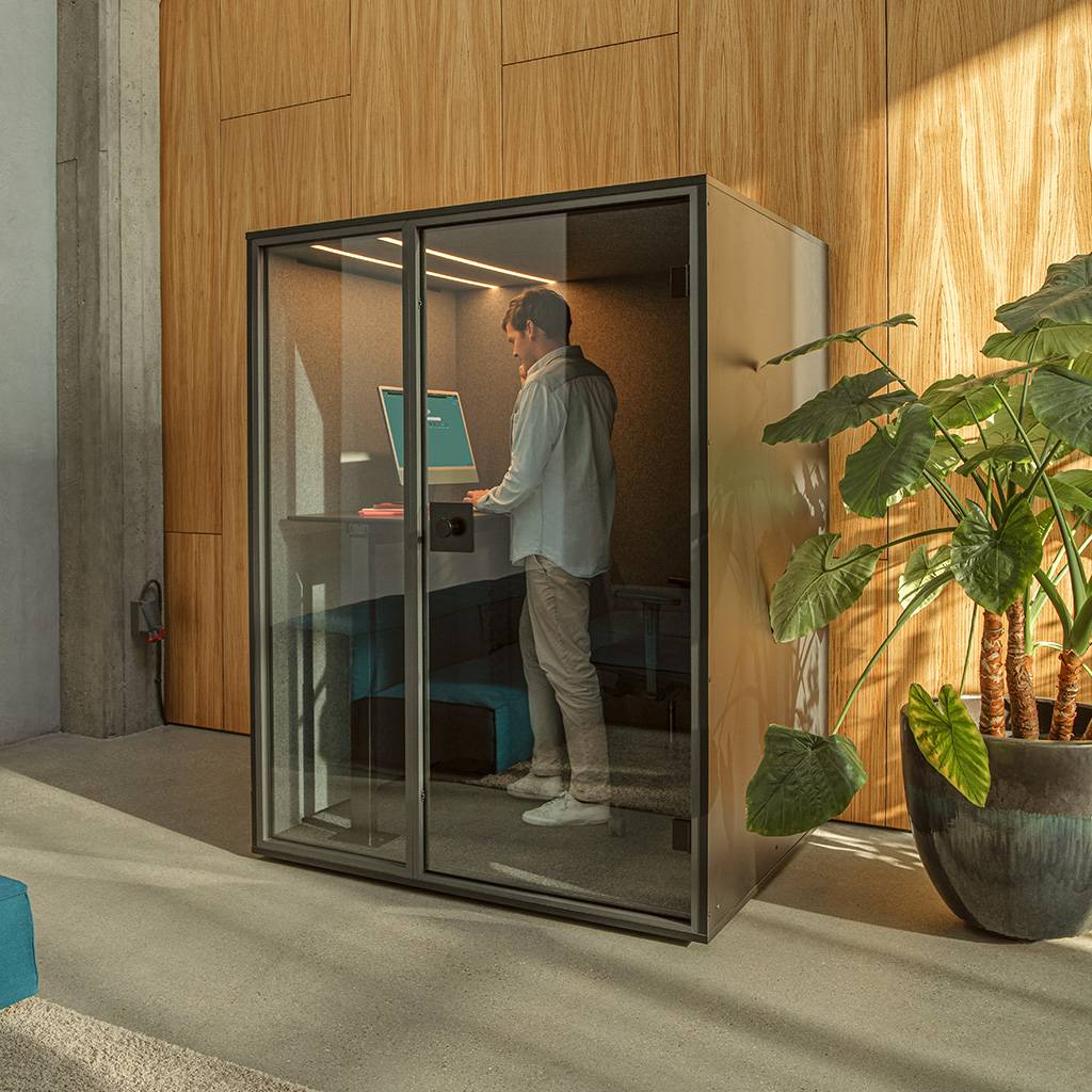 Vaikusekabiin Berlin Acoustics Mini Office White, konfigureeritav