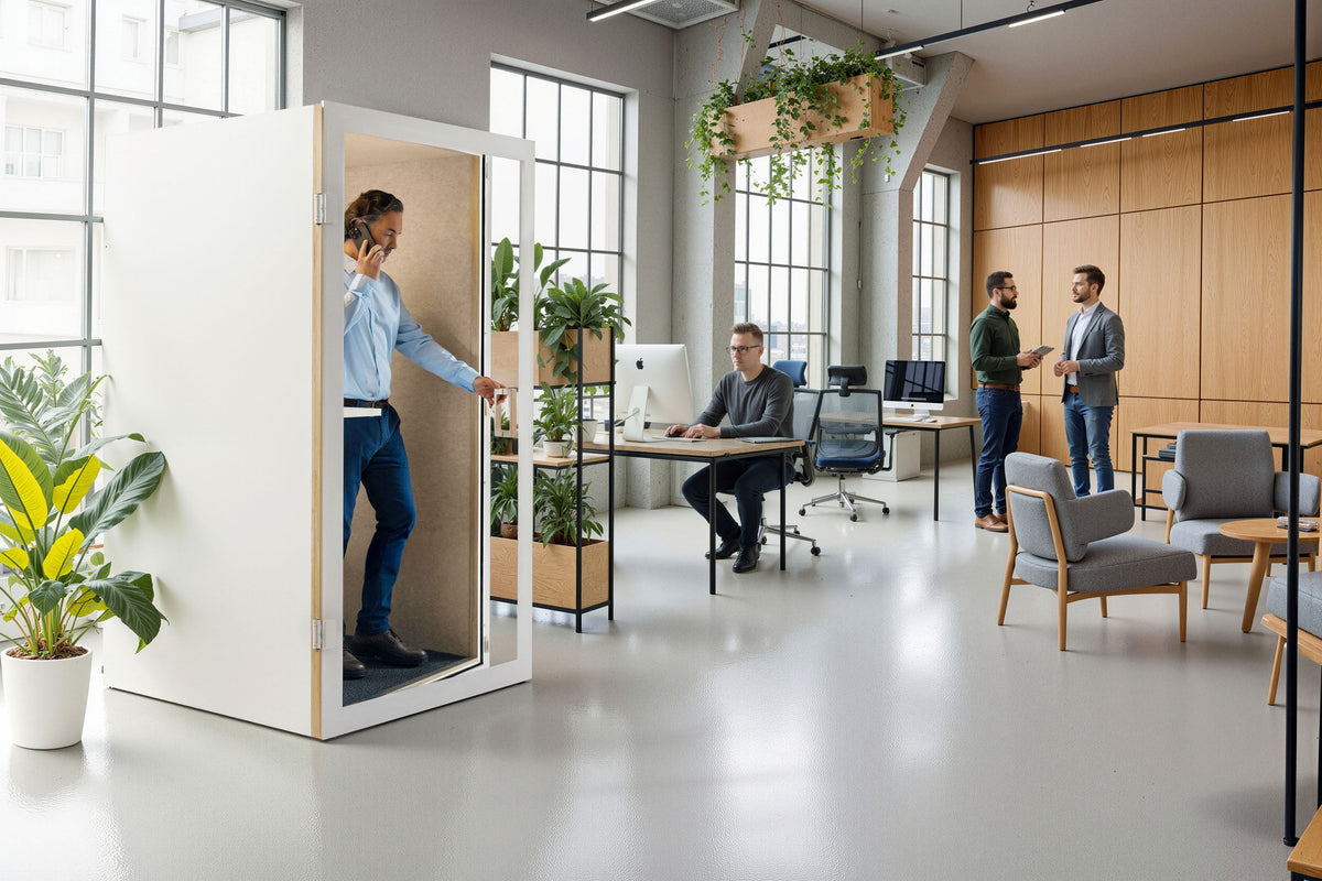 Vaikusekabiin CUBE PRO BIOPHILIC