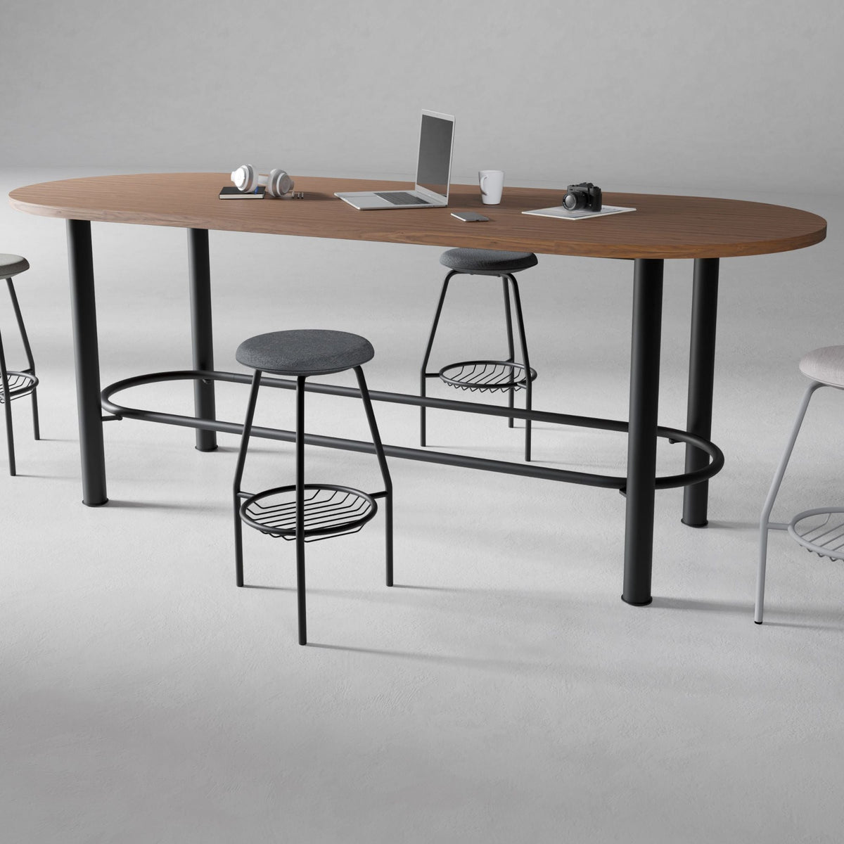 Konverentsilaud DEMINO HIGH, 220 cm x 110 cm, seadistatav