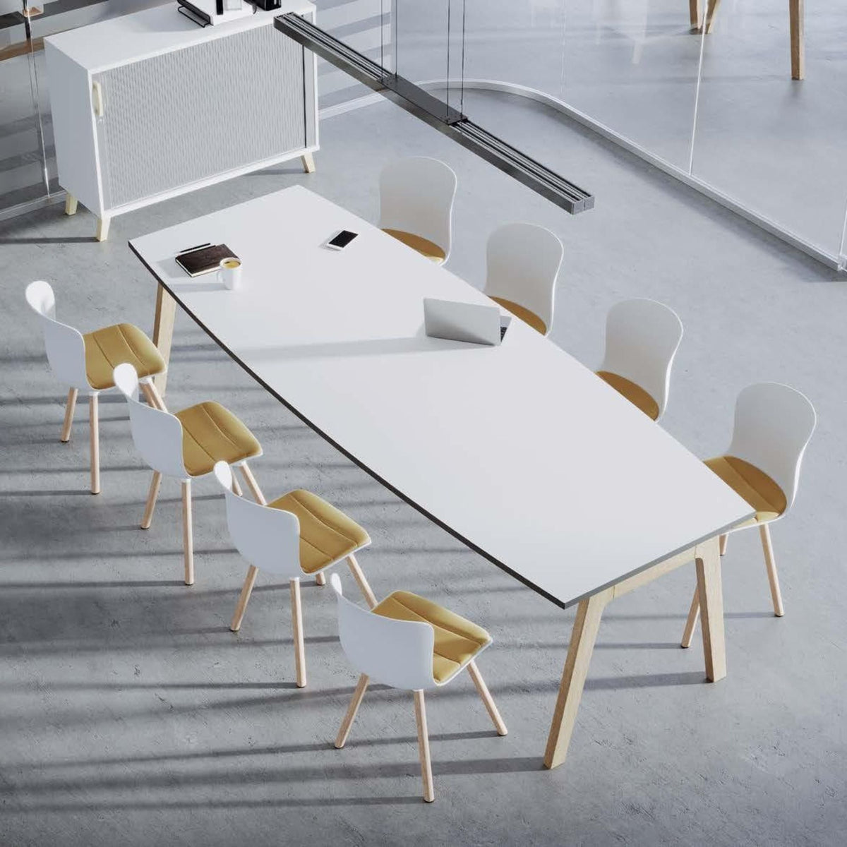 Konverentsilaud ELEGANCE, 220 cm x 100 cm, seadistatav