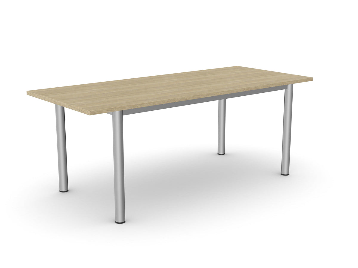 Konverentsilaud ERGOSTOCK ONE 190 cm x 95 cm – merevaigutamm / ristkülikukujuline