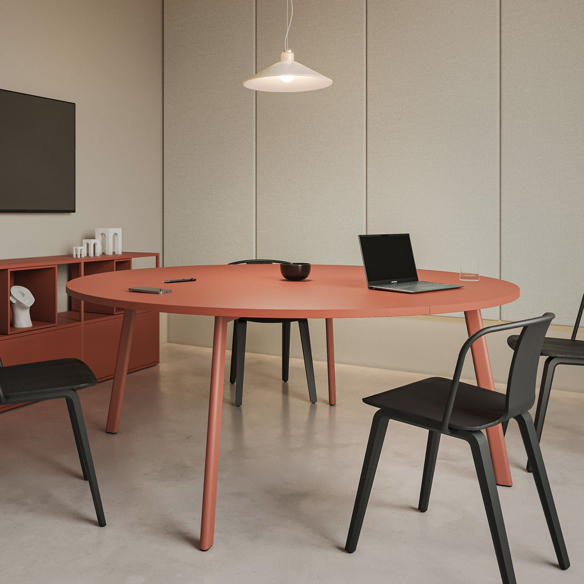 Konverentsilaud MINIMUS DESIGN, läbimõõt 180 cm, konfigureeritav