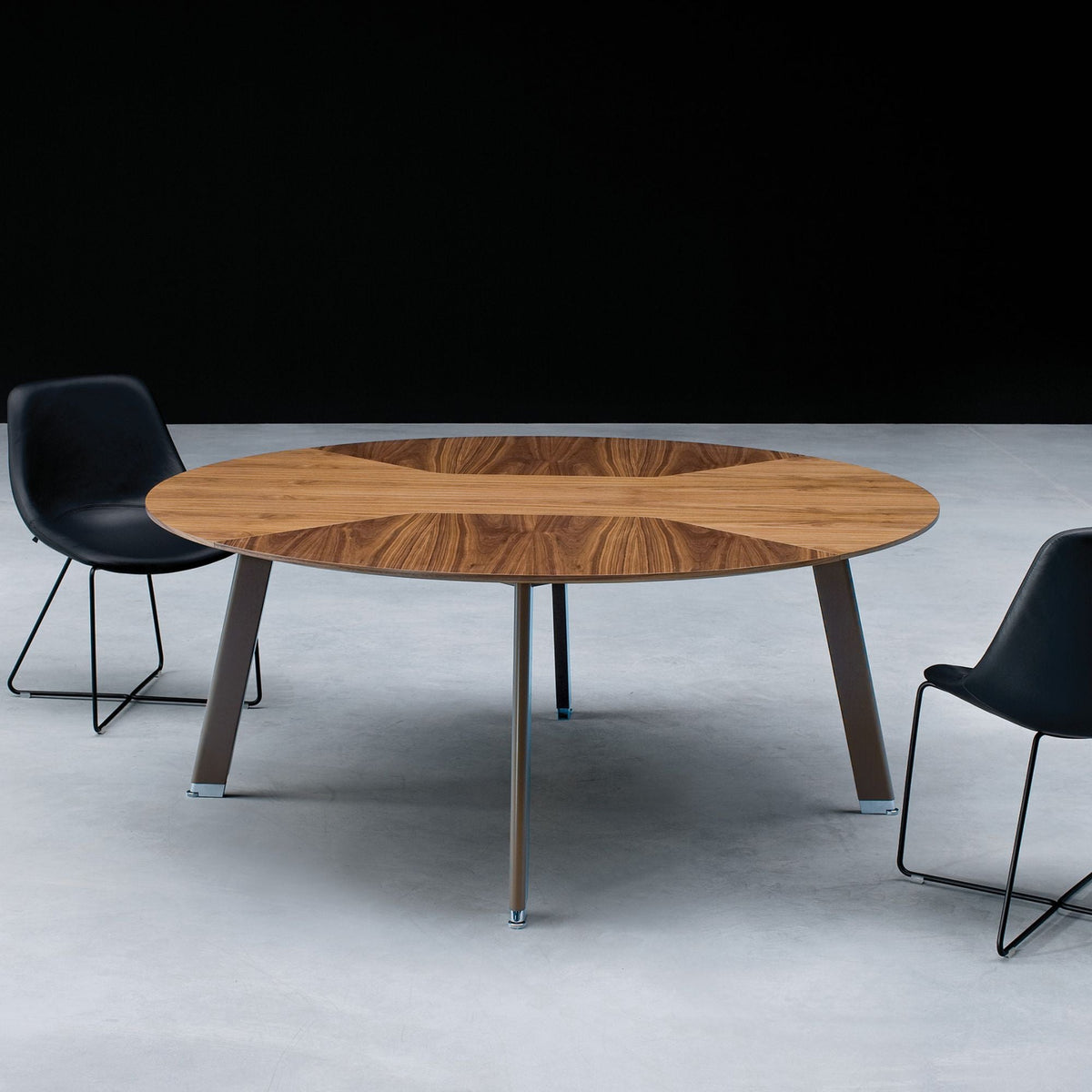 Konverentsilaud SIMPLIC VENEER, läbimõõt 180 cm, kohandatav