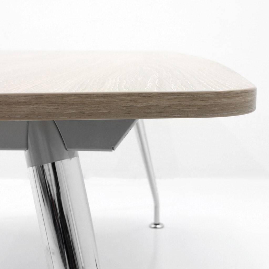 Konverentsilaud Sirium Prestige Chrome, tünnikujuline, 240 cm x 110 cm