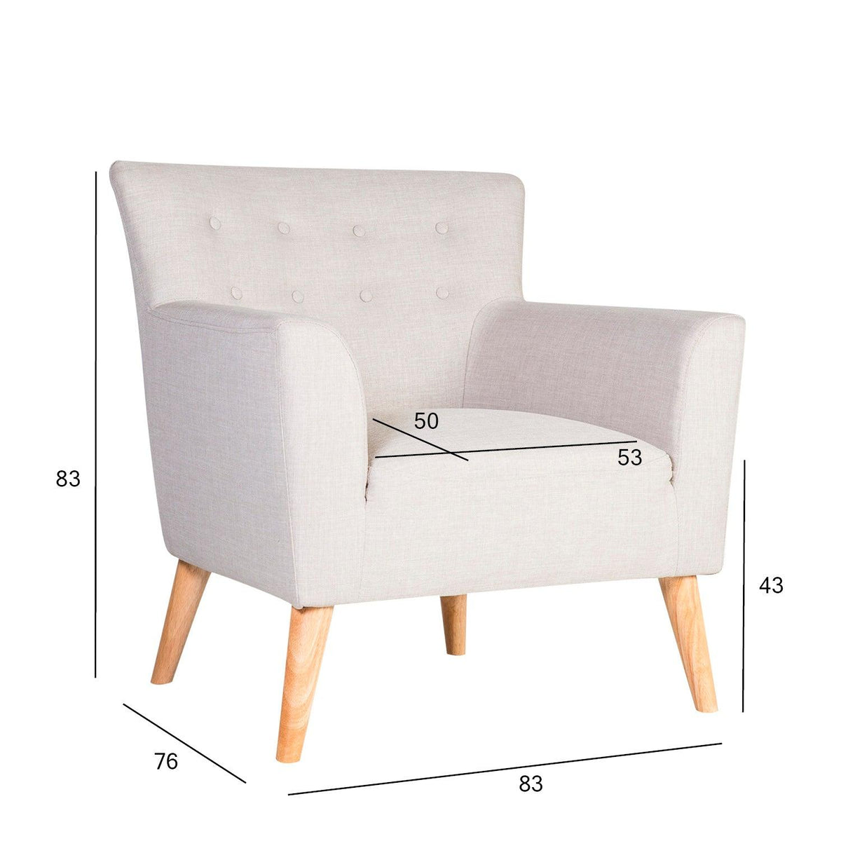 Tool MOVIE 83x76xH83cm helehall