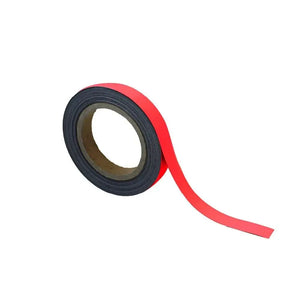 Magnetiline tööstuskvaliteediga Easy Wipe märgistuslint 20 mm x 10 m, punane