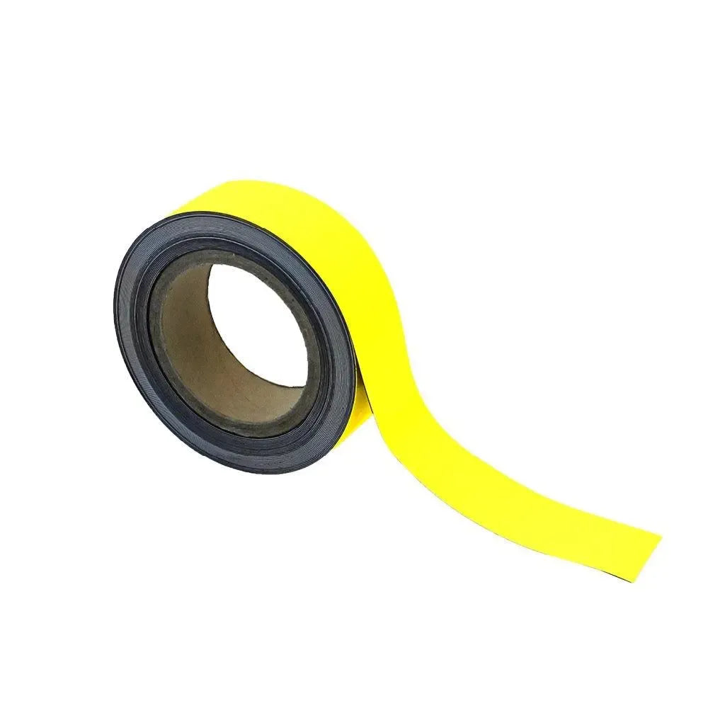 Magnetiline Easy Wipe märgistuslint tööstusliku kvaliteediga 40 mm x 10 m kollane
