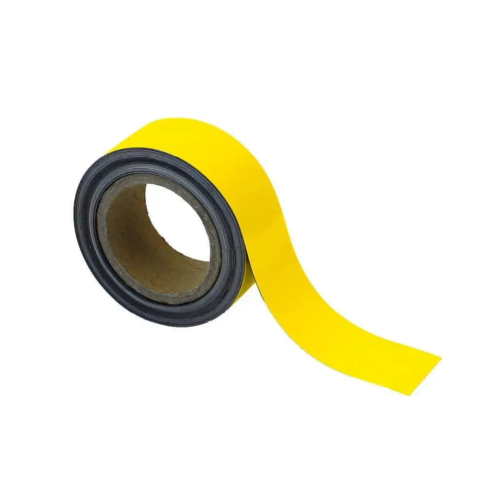 Tööstusliku kvaliteediga magnetiline Easy Wipe märgistuslint 50 mm x 10 m kollane